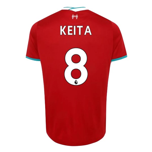 Trikot Liverpool NO.8 Keita Heim 2020-21 Rote Fussballtrikots Günstig